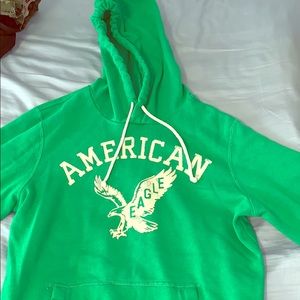 American Eagle light green hoodie